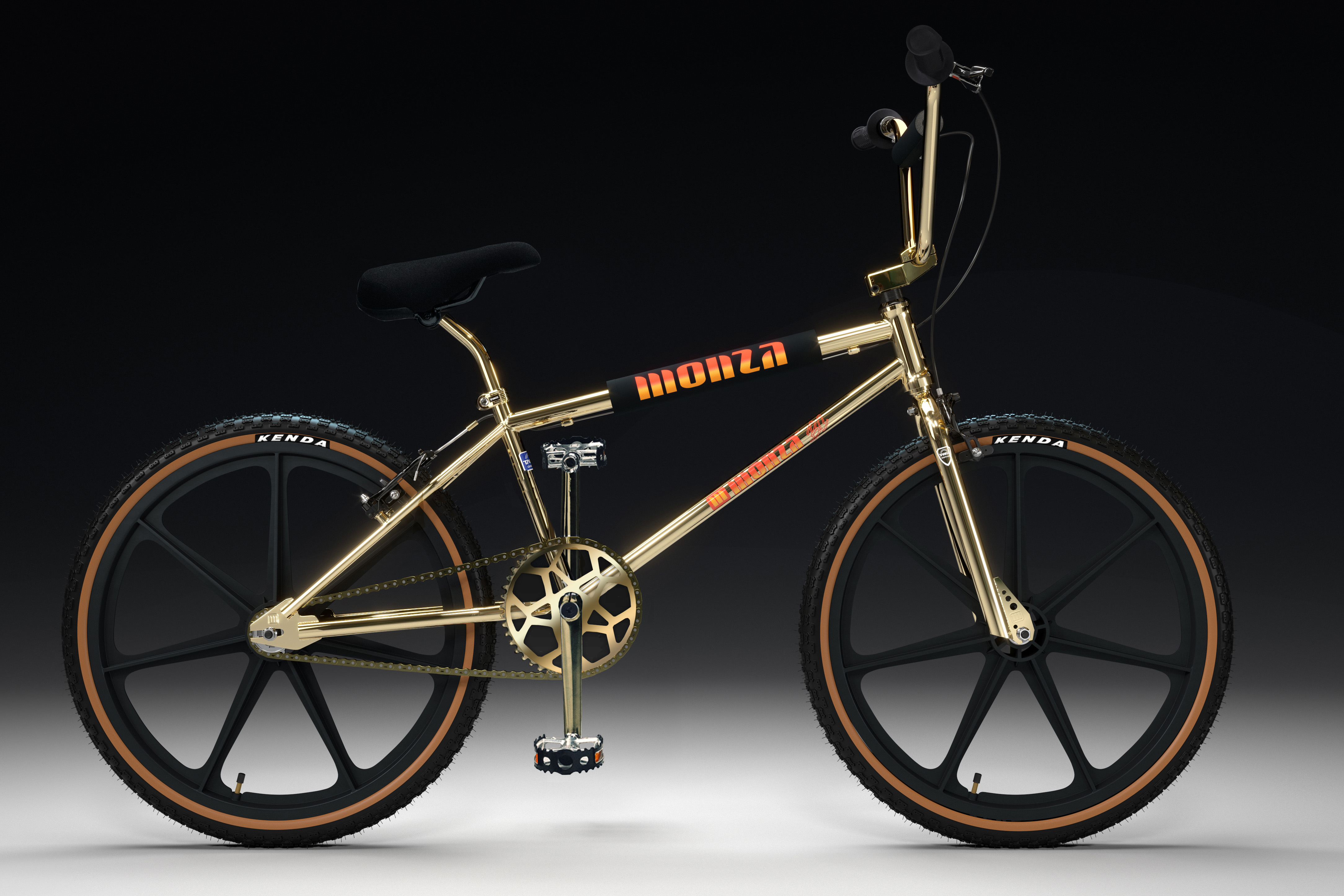 24" Monza BMX GOLD with Skyway Black