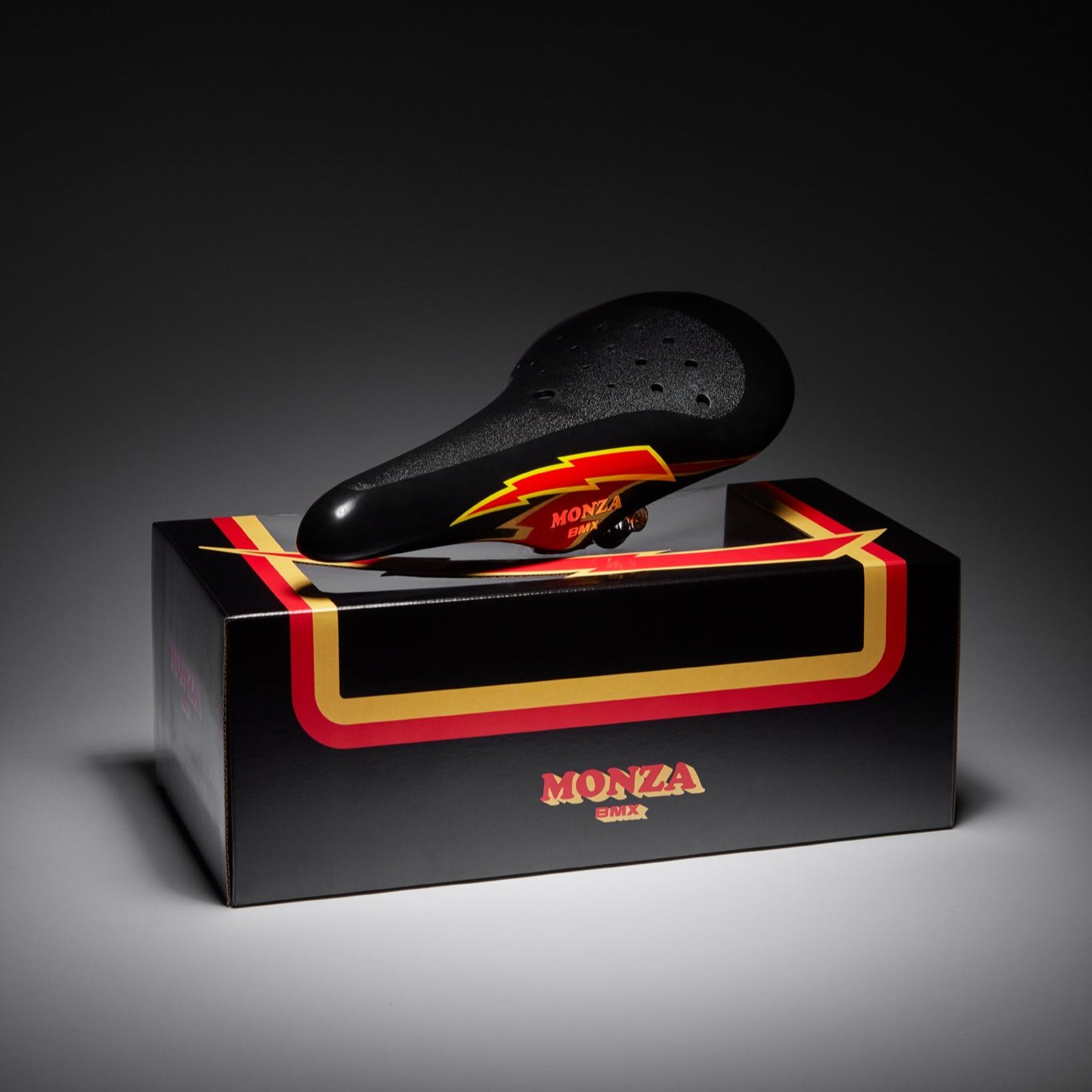 MONZA Lightning Bolt Seat - Black