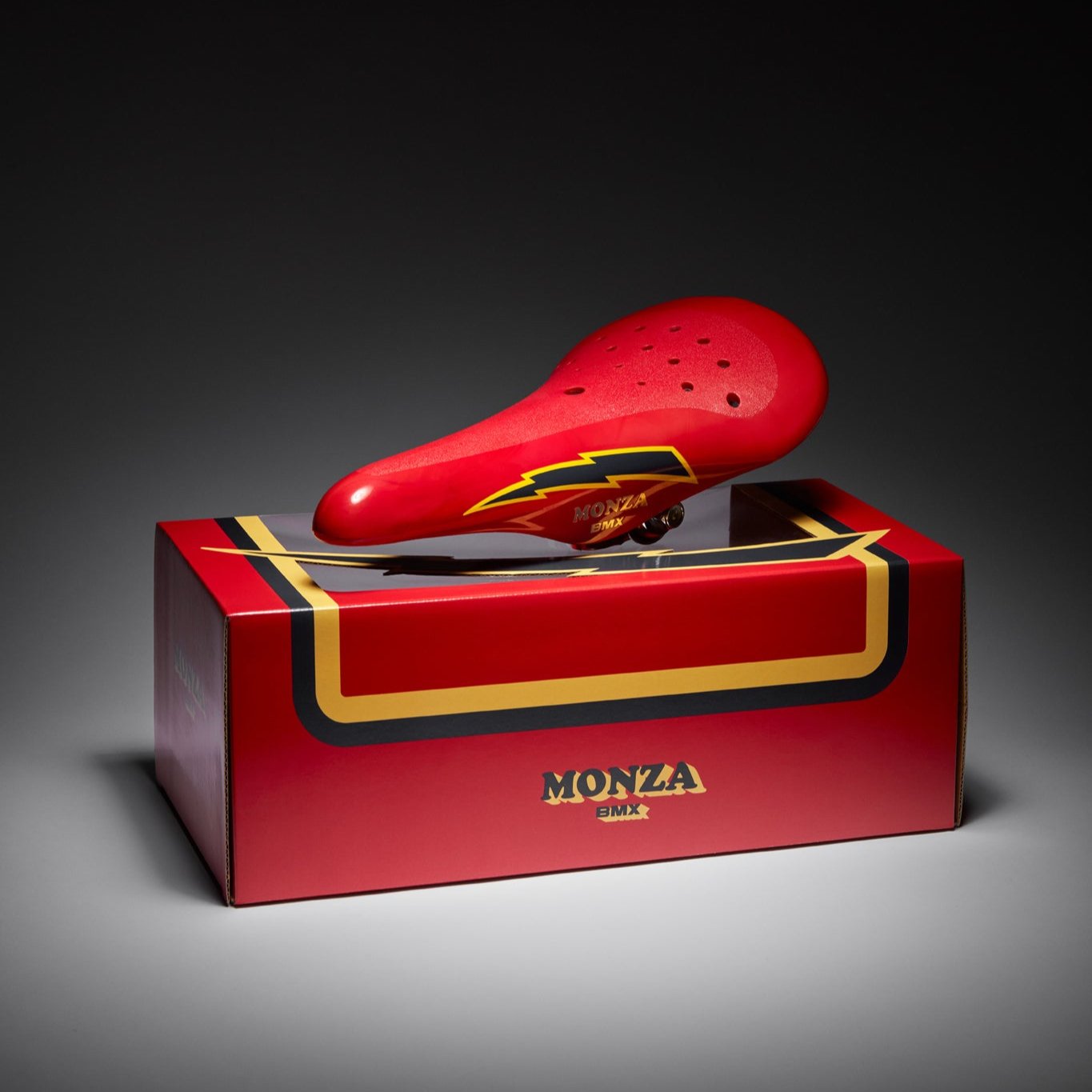MONZA Lightning Bolt Seat - Red