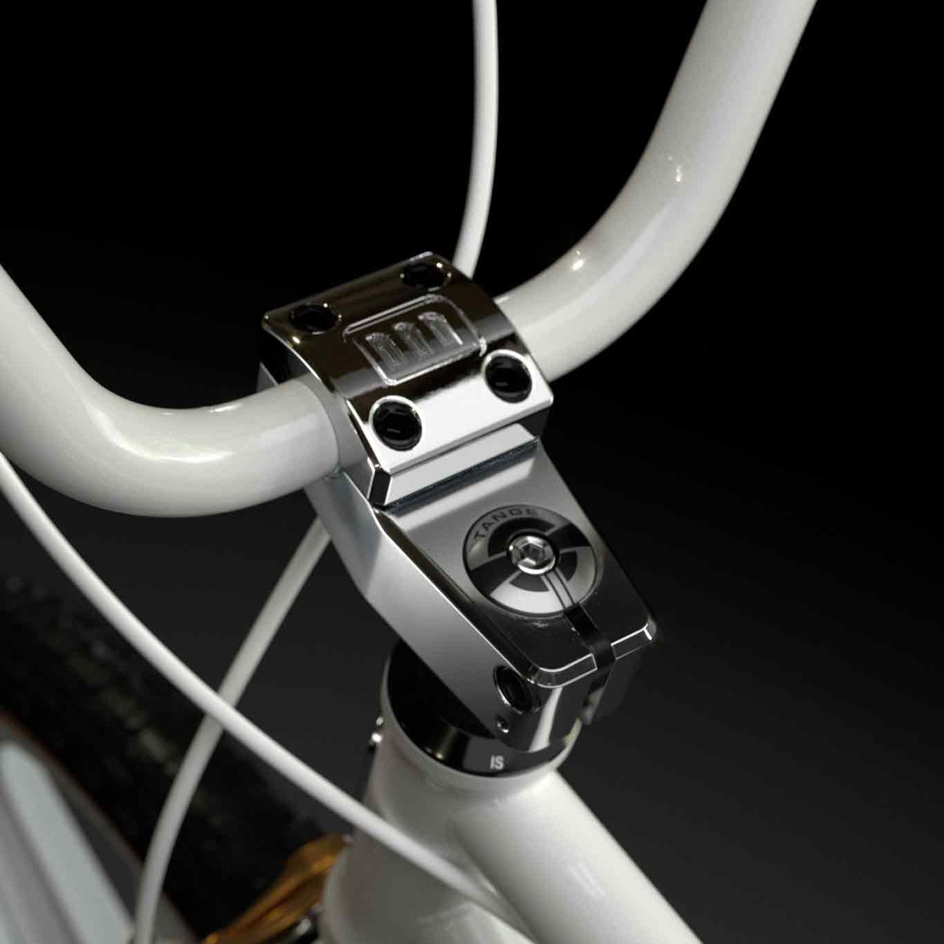 24" Monza BMX WHITE  with Skyway White