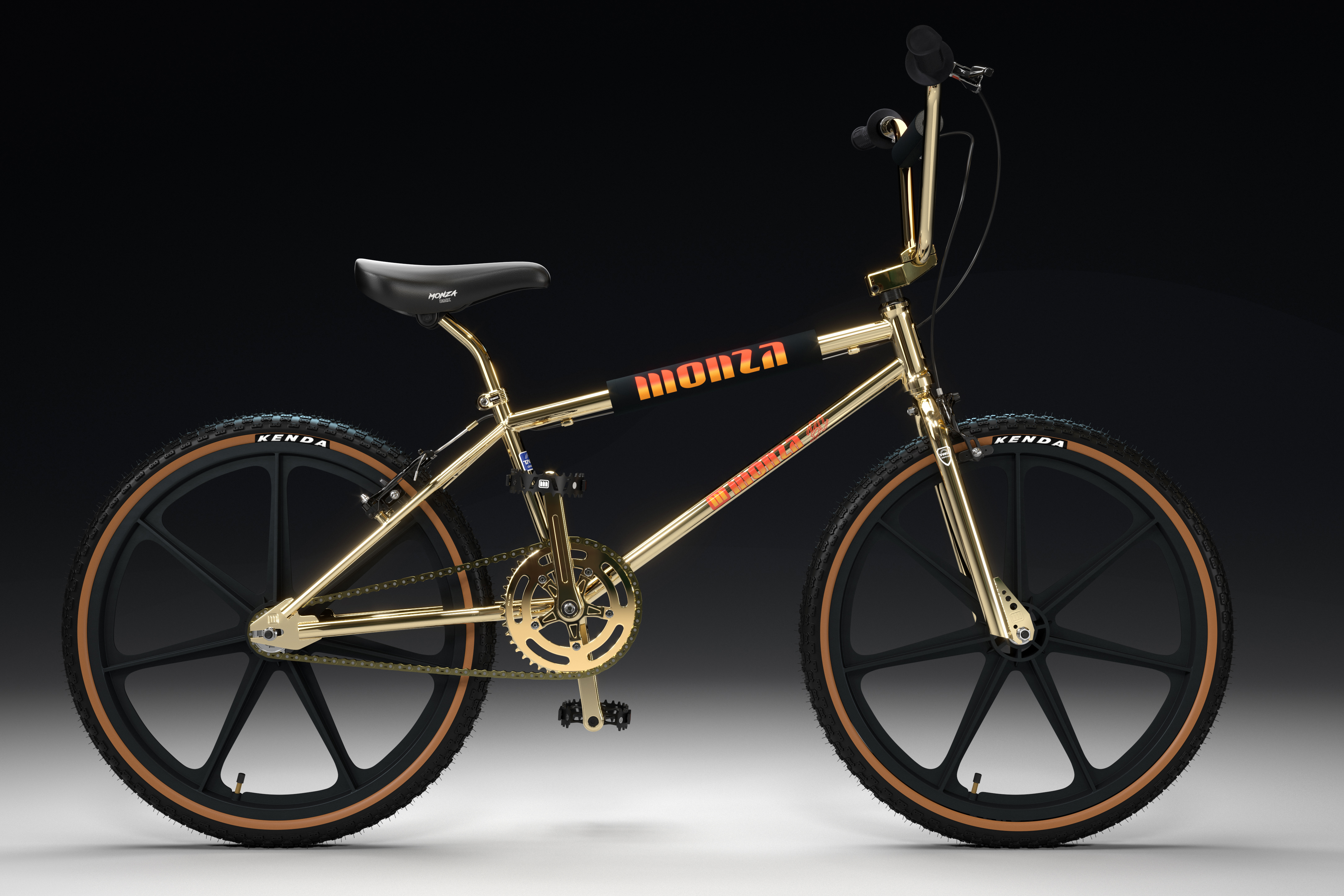 24" Monza BMX GOLD with Skyway Black