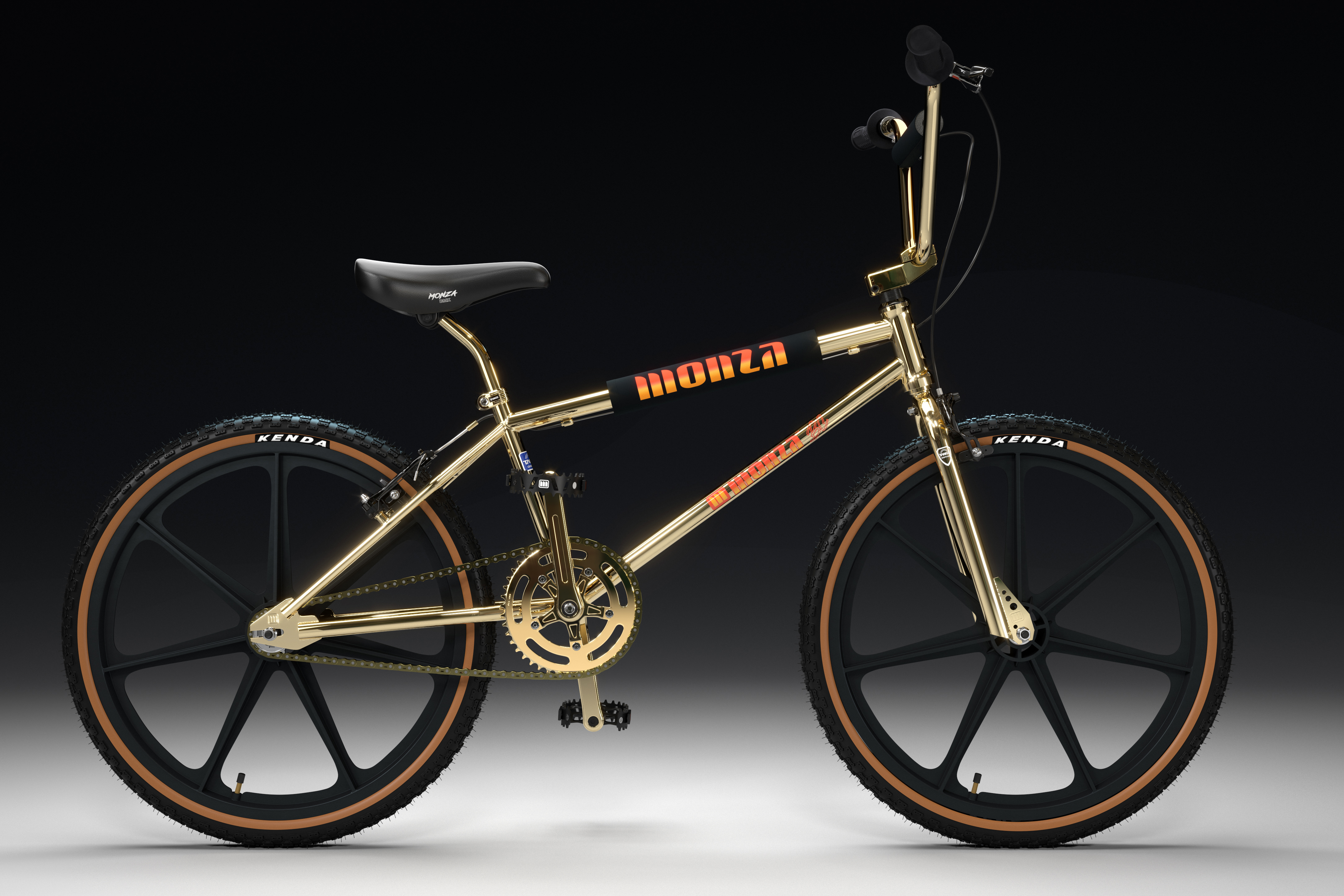 24" Monza BMX GOLD  with Skyway Black