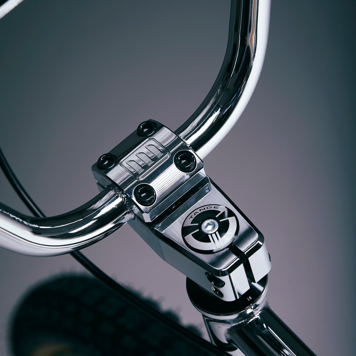 24" Monza BMX Chrome with Skyway White