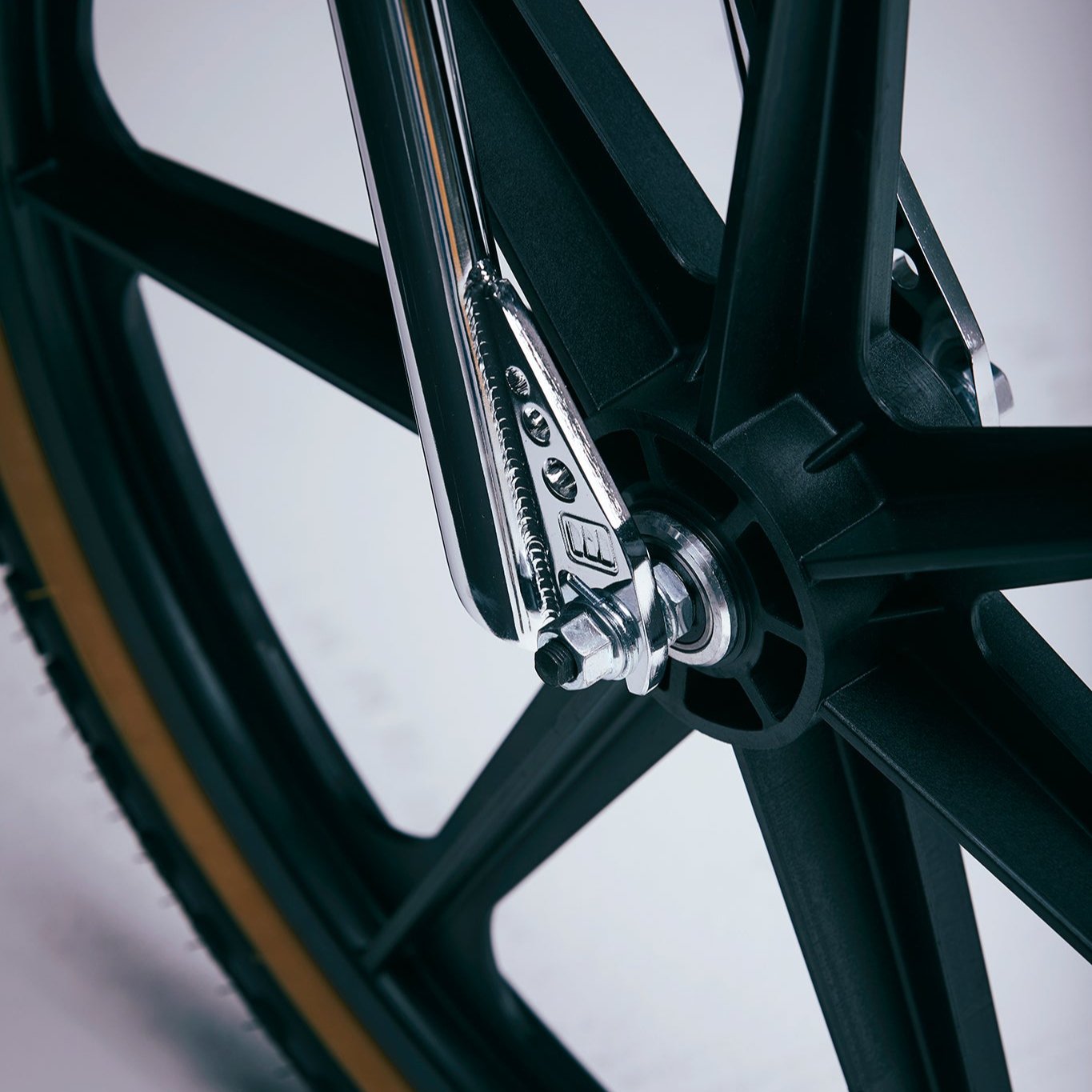 24" Monza BMX Chrome with Skyway Black