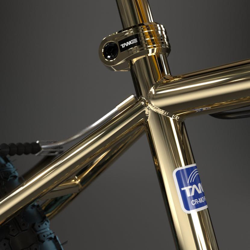 24" Monza BMX GOLD with Skyway Black
