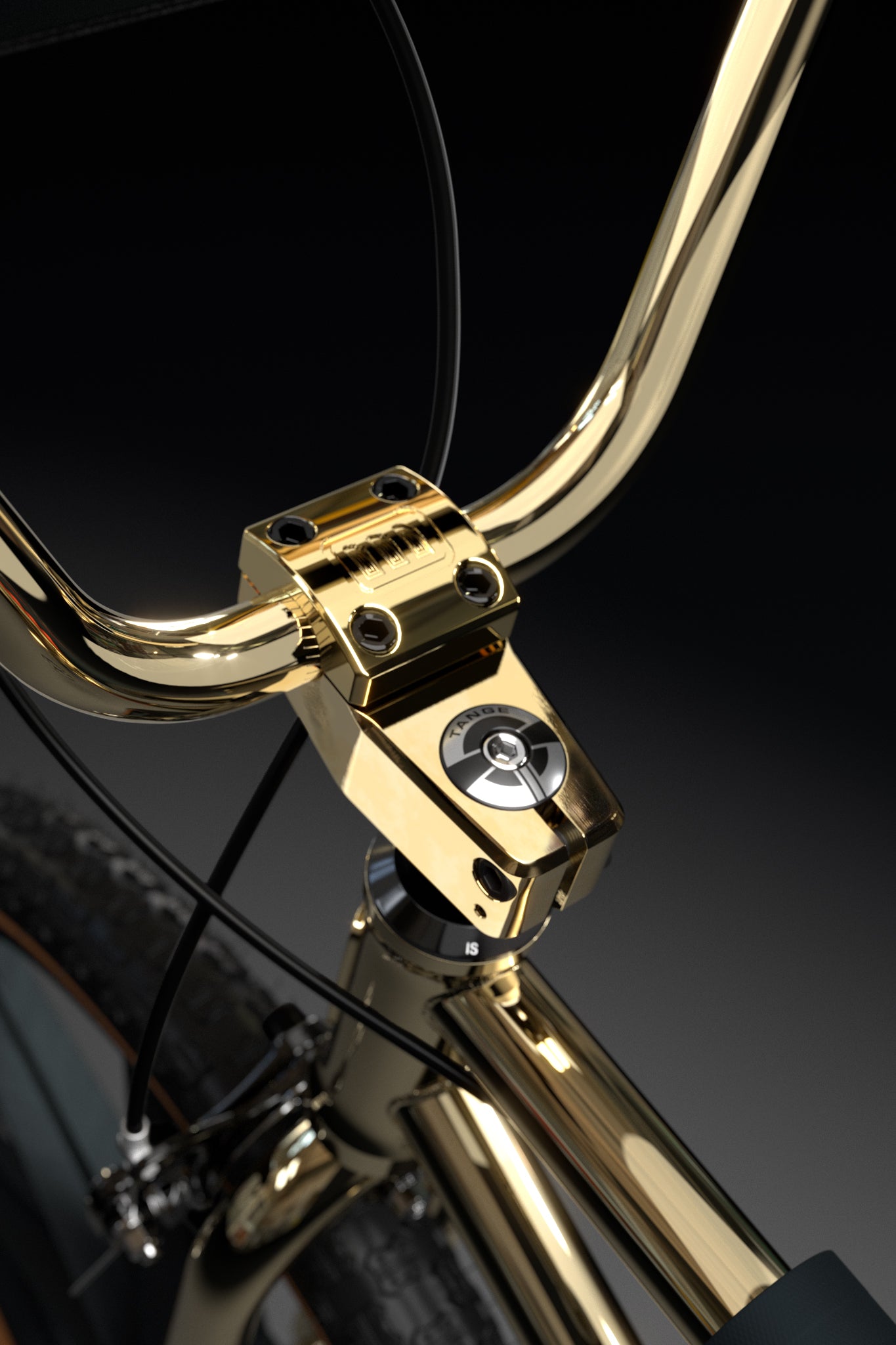 24" Monza BMX GOLD  with Skyway Black